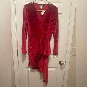 Ladies Red Dress by AKIRA, Size Large